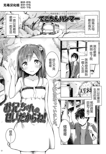 [Dekochin Hammer] Onii-chan no Sei Dakara ne!! (COMIC LO 2015-02) [Chinese] [无毒汉化组]